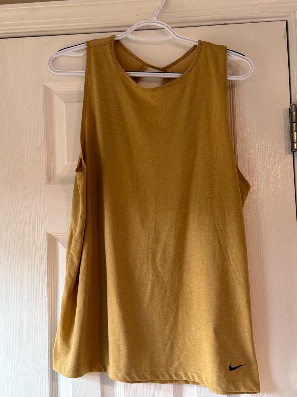 Nike Women's Mustard Tank Top with Racerback
